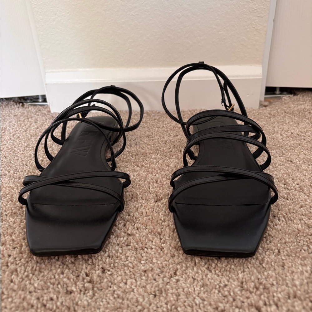 J. Crew Black Multi-Strap Ankle Sandals - Picture 10 of 11